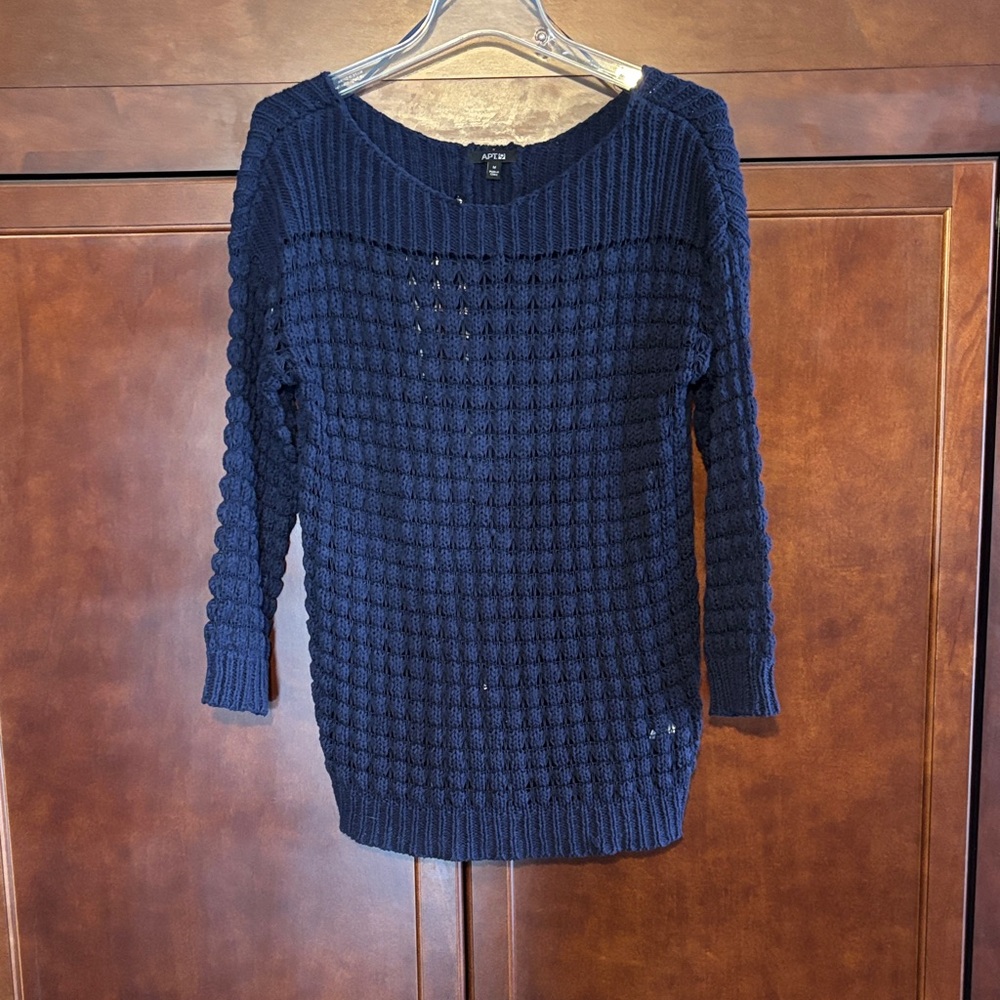 Apt. 9 Deep Blue knit sweater